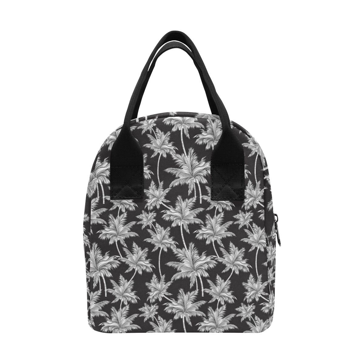 Palm Tree Pattern Print Design PT03 Insulated Lunch Bag