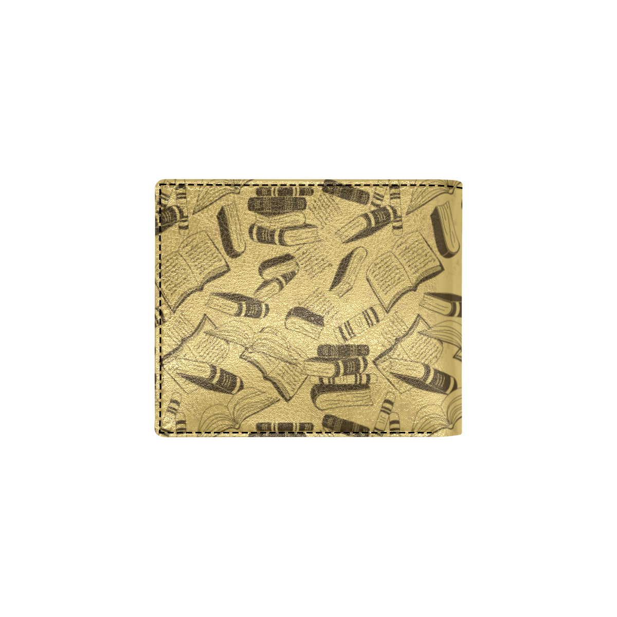 Book Pattern Print Design 02 Men's ID Card Wallet