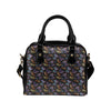 Butterfly Pattern Print Design 013 Shoulder Handbag