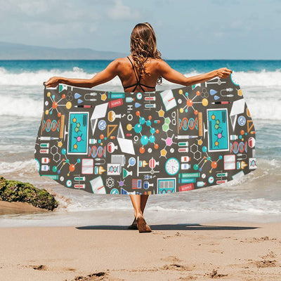 Science Print Design LKS303 Beach Towel 32" x 71"