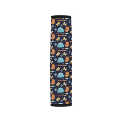 Eskimo Pattern Print Design 02 Car Seat Belt Cover