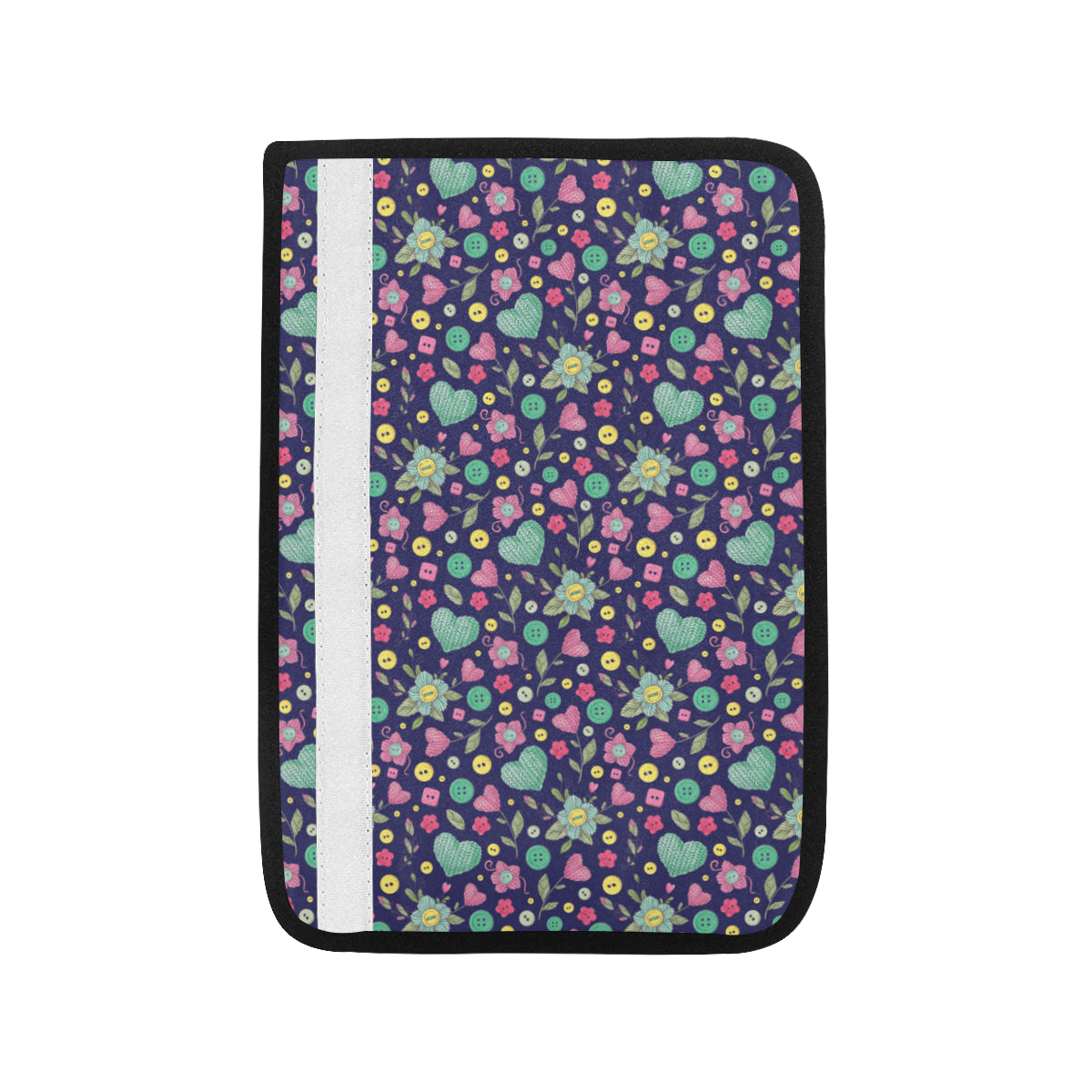 Crochet Pattern Print Design 02 Car Seat Belt Cover