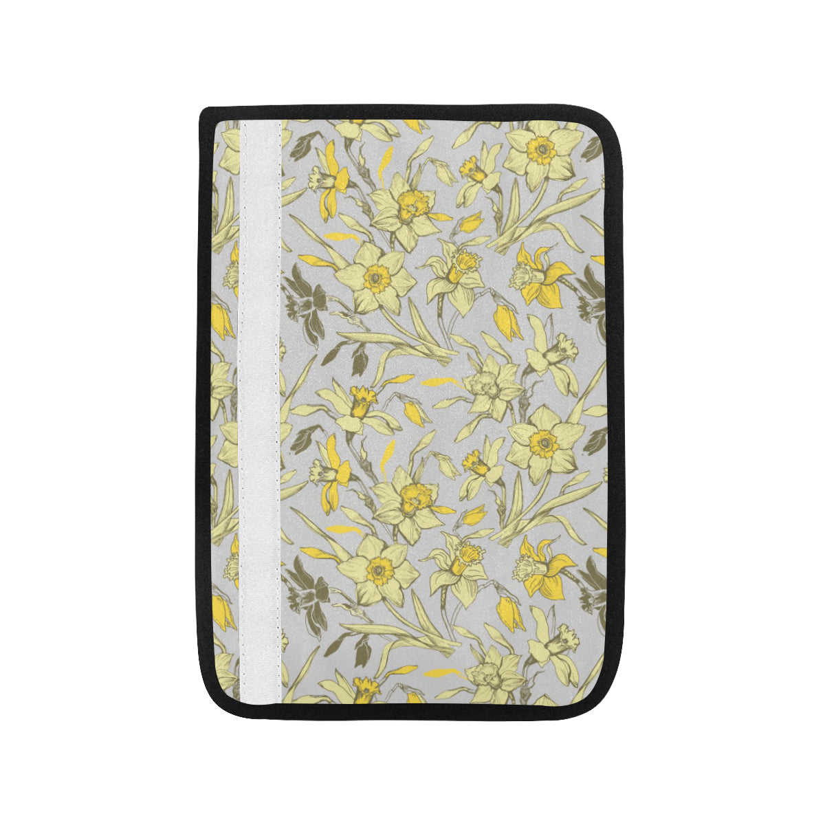 Daffodils Pattern Print Design DF05 Car Seat Belt Cover