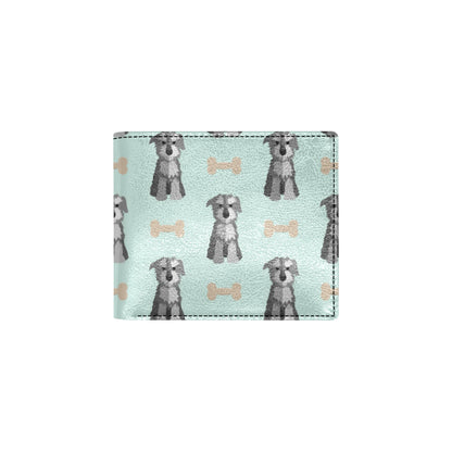 Schnauzers Pattern Print Design A03 Men's ID Card Wallet