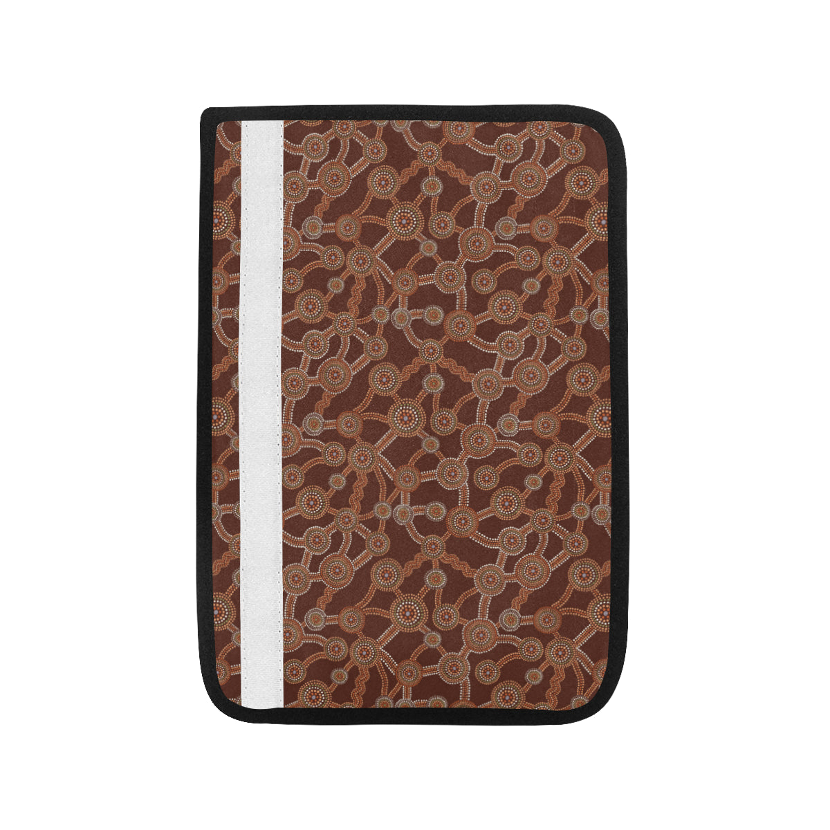 Aboriginal Pattern Print Design 03 Car Seat Belt Cover