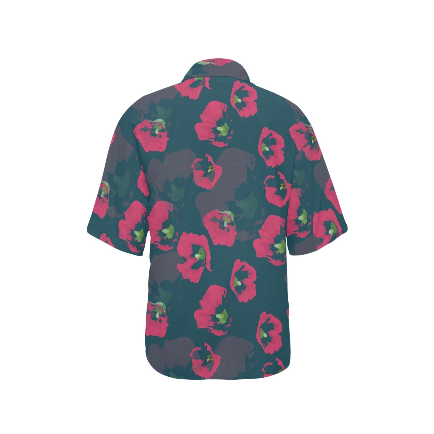 Morning Glory Pattern Print Design 01 Women's Hawaiian Shirt