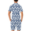 Hibiscus Pattern Print Design HB031 Men's Romper