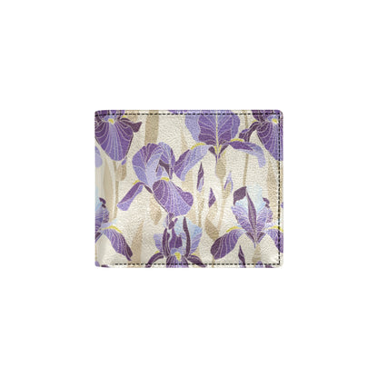 Iris Pattern Print Design IR02 Men's ID Card Wallet