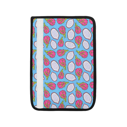 Dragonfruit Pattern Print Design DF04 Car Seat Belt Cover