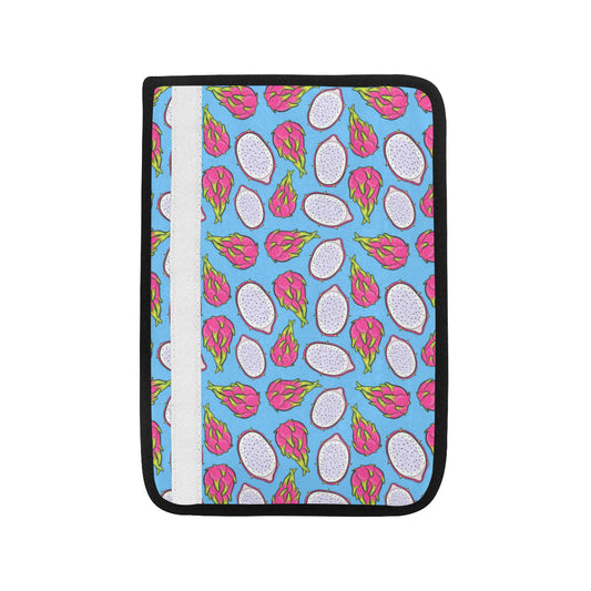 Dragonfruit Pattern Print Design DF04 Car Seat Belt Cover