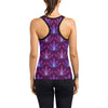 lotus Pattern Print Design LO01 Women's Racerback Tank Top