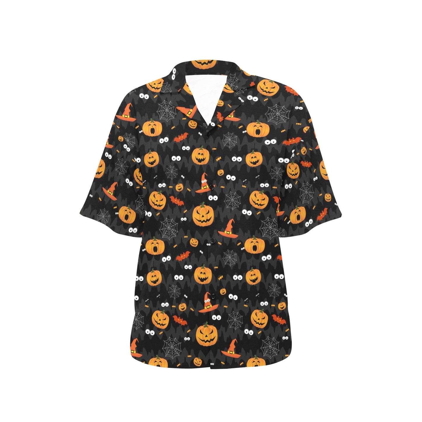 Halloween Print Design LKS405 Women's Hawaiian Shirt