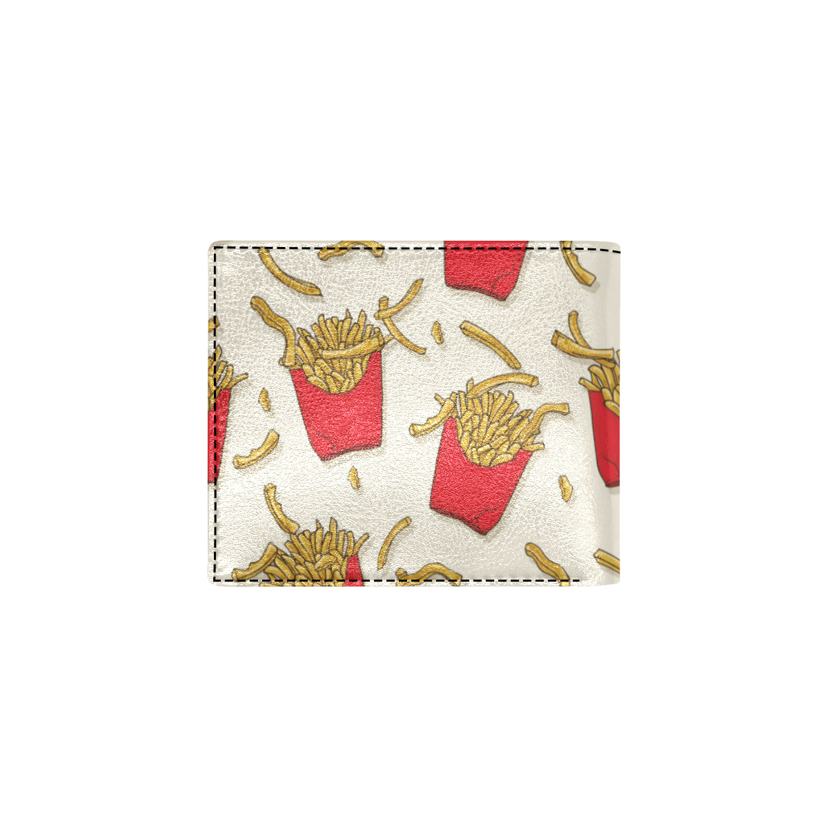 French Fried Pattern Print Design 01 Men's ID Card Wallet
