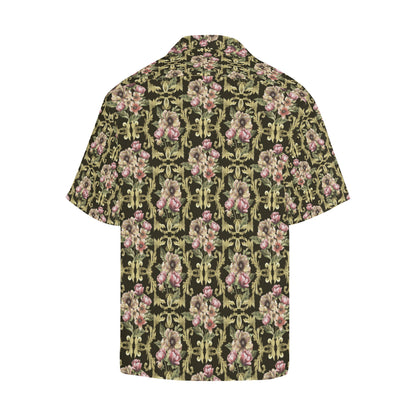 Baroque Pattern Print Design 02 Men's Hawaiian Shirt