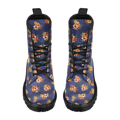Hawaiian Themed Pattern Print Design H02 Women's Boots
