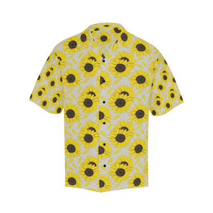 Sunflower Print Design LKS309 Men's Hawaiian Shirt