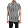 Polynesian Tribal Style Men's Short Sleeve Button Up Shirt