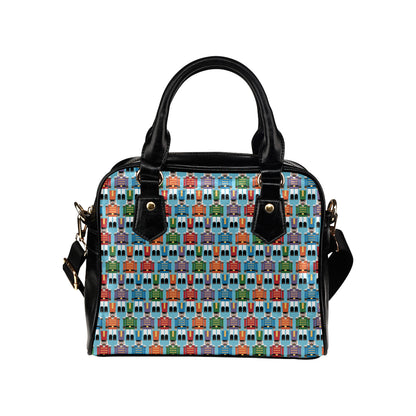 Nutcracker Pattern Print Design A02 Shoulder Handbag