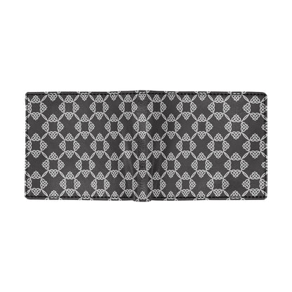 Celtic Pattern Print Design 06 Men's ID Card Wallet