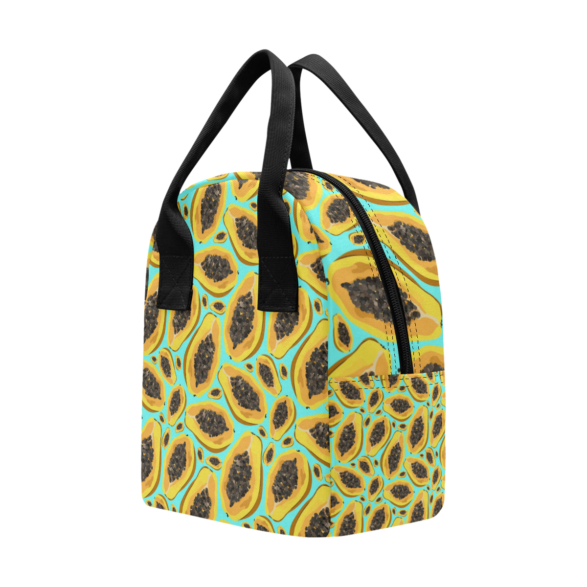 Papaya Pattern Print Design PP03 Insulated Lunch Bag