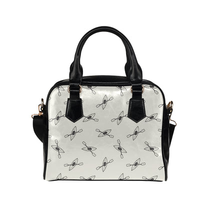 Kayak Pattern Print Design 01 Shoulder Handbag