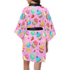 Cupcake Pattern Print Design CP05 Women Kimono Robe