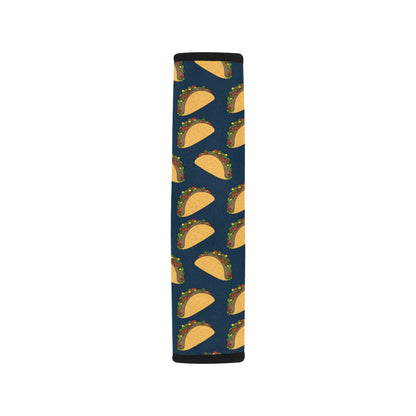 Taco Pattern Print Design TC04 Car Seat Belt Cover