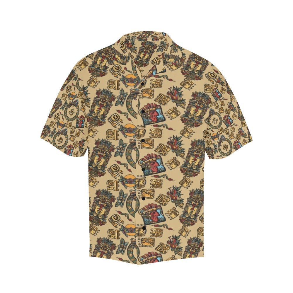 Totem Print Design LKS305 Men's Hawaiian Shirt