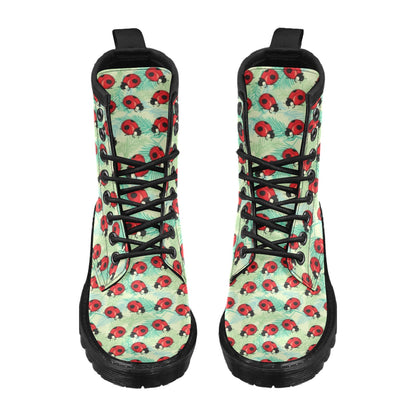 Ladybug Cute Print Pattern Women's Boots