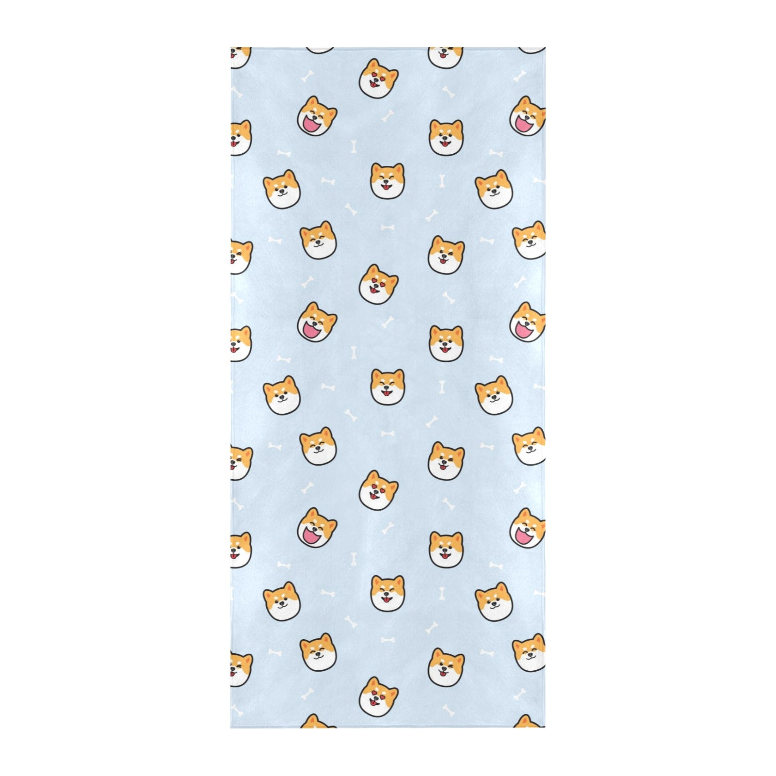 Shiba Inu Print Design LKS3012 Beach Towel 32" x 71"