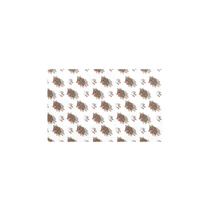 Aztec Wolf Pattern Print Design 02 Kitchen Mat