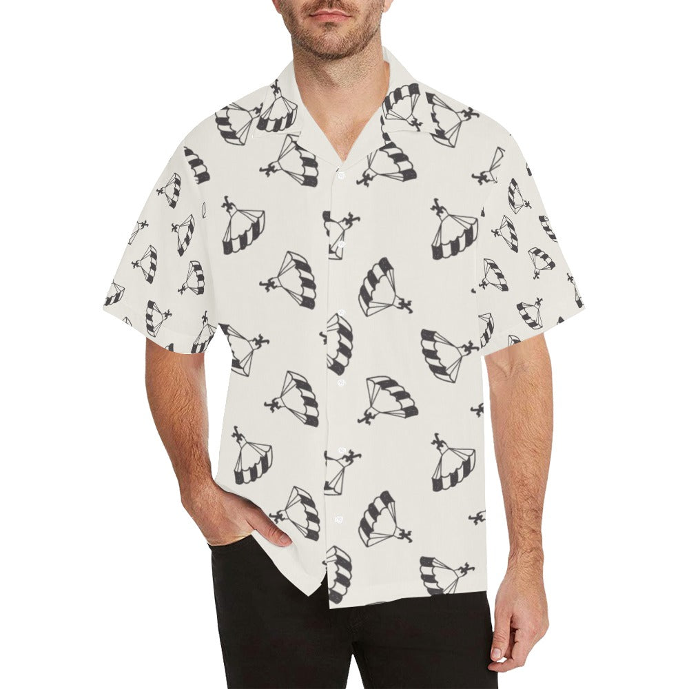 Skydiver Print Design LKS301 Men's Hawaiian Shirt