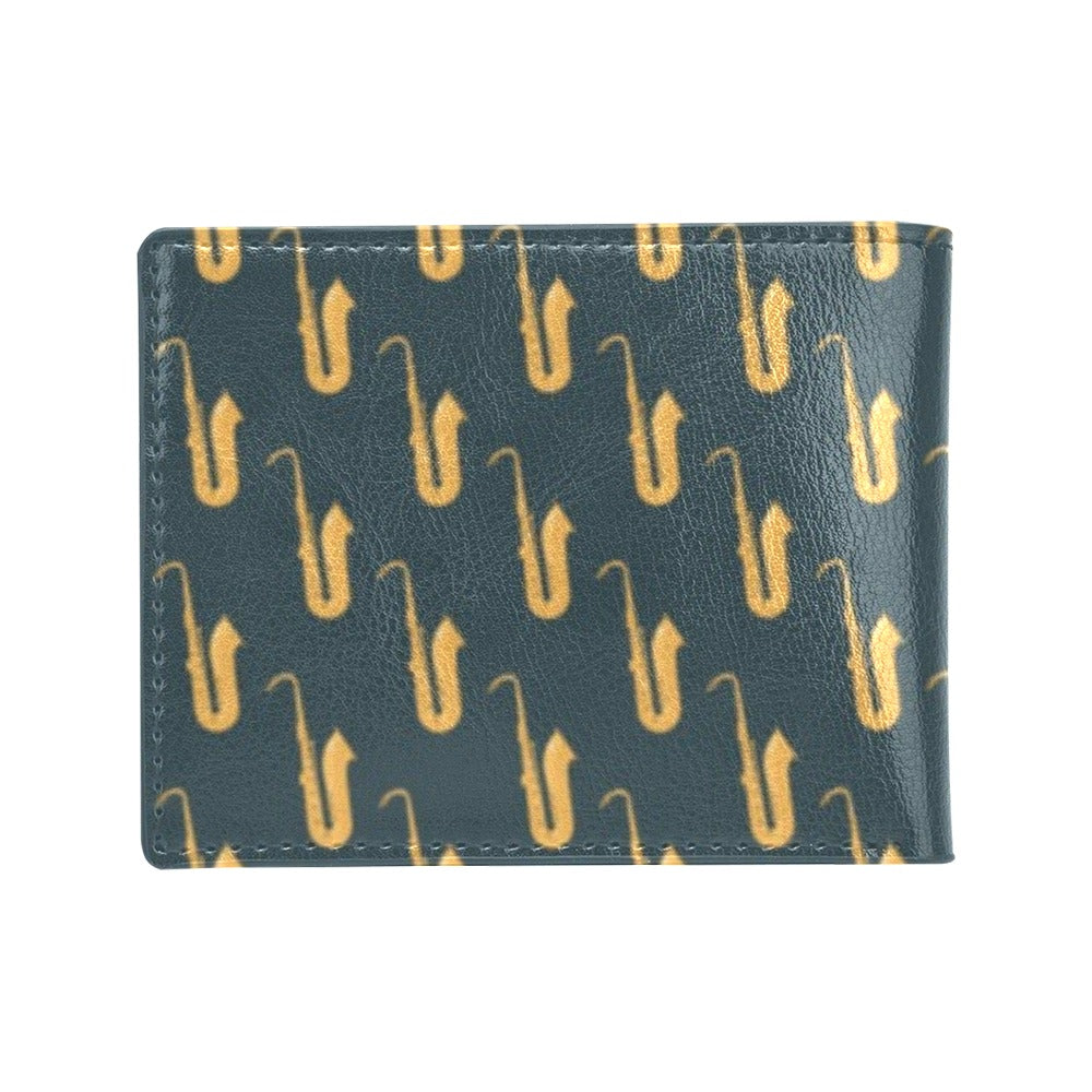 Saxophone Print Design LKS401 Men's ID Card Wallet