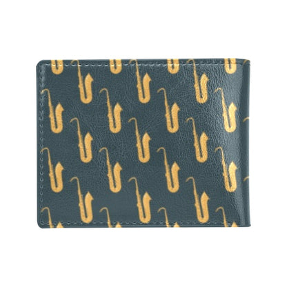 Saxophone Print Design LKS401 Men's ID Card Wallet