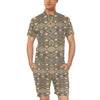 Mandala Motif Themed Design Print Men's Romper