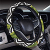 Bird Of Paradise Pattern Print Design BOP07 Steering Wheel Cover with Elastic Edge