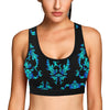 Sea turtle Polynesian Tribal Hawaiian Sports Bra