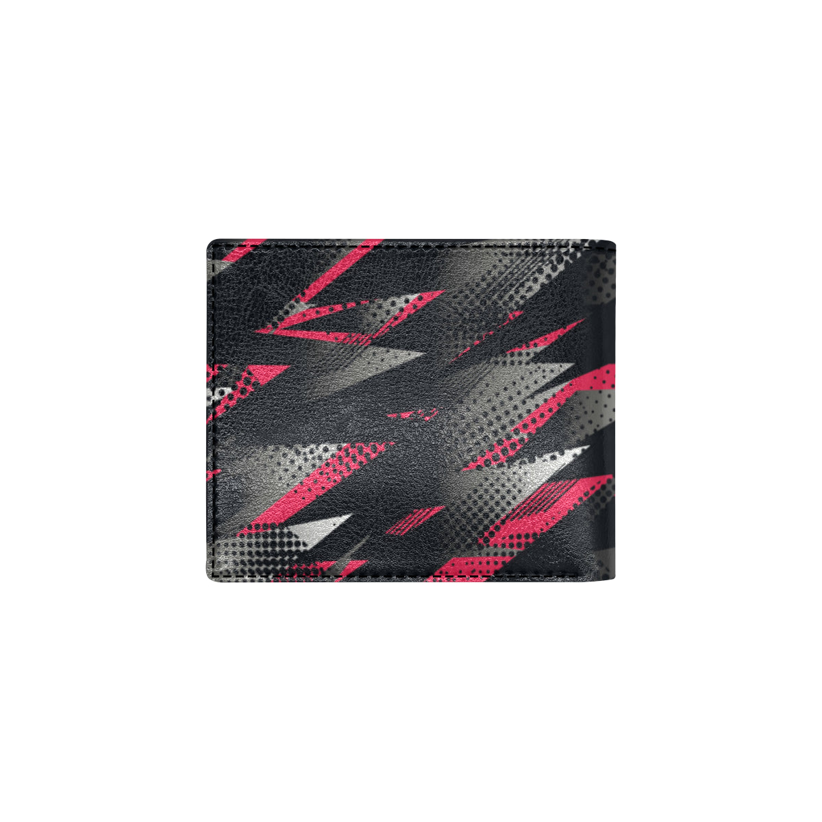 Racing Style Pattern Print Design A04 Men's ID Card Wallet
