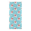 Snowman Print Design LKS304 Beach Towel 32" x 71"