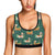 Llama Cactus Pattern Print Design 07 Sports Bra