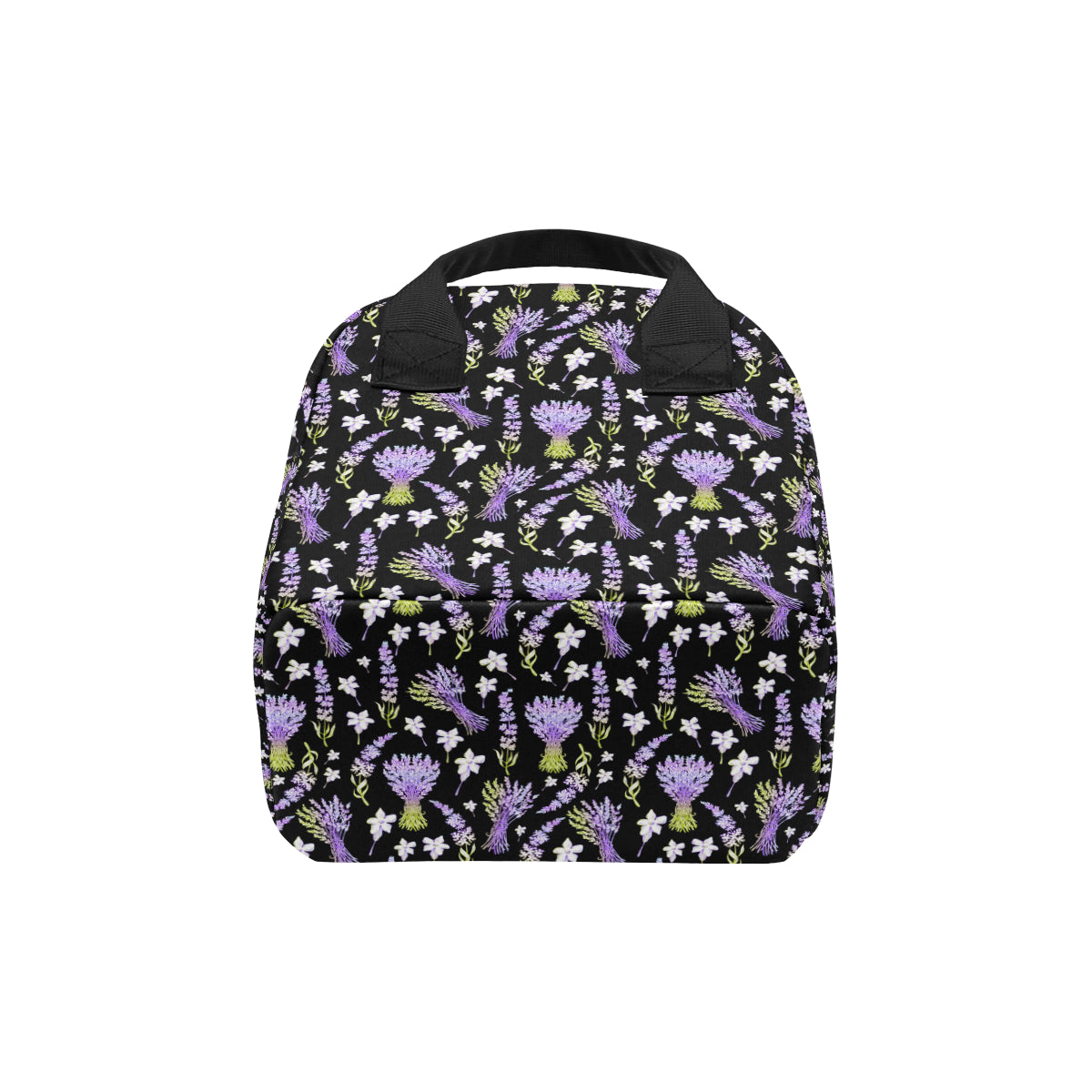Lavender Pattern Print Design LV04 Insulated Lunch Bag