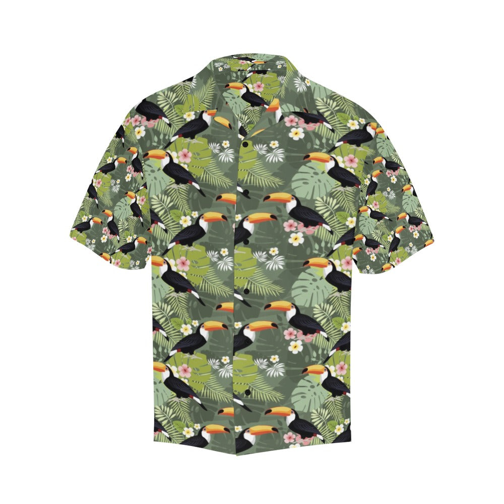 Toucan Print Design LKS304 Men's Hawaiian Shirt