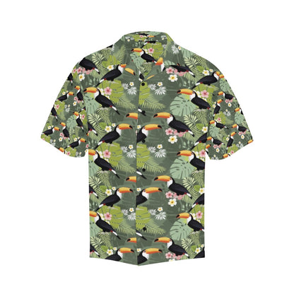 Toucan Print Design LKS304 Men's Hawaiian Shirt