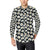 Daisy Print Pattern Men's Long Sleeve Shirt