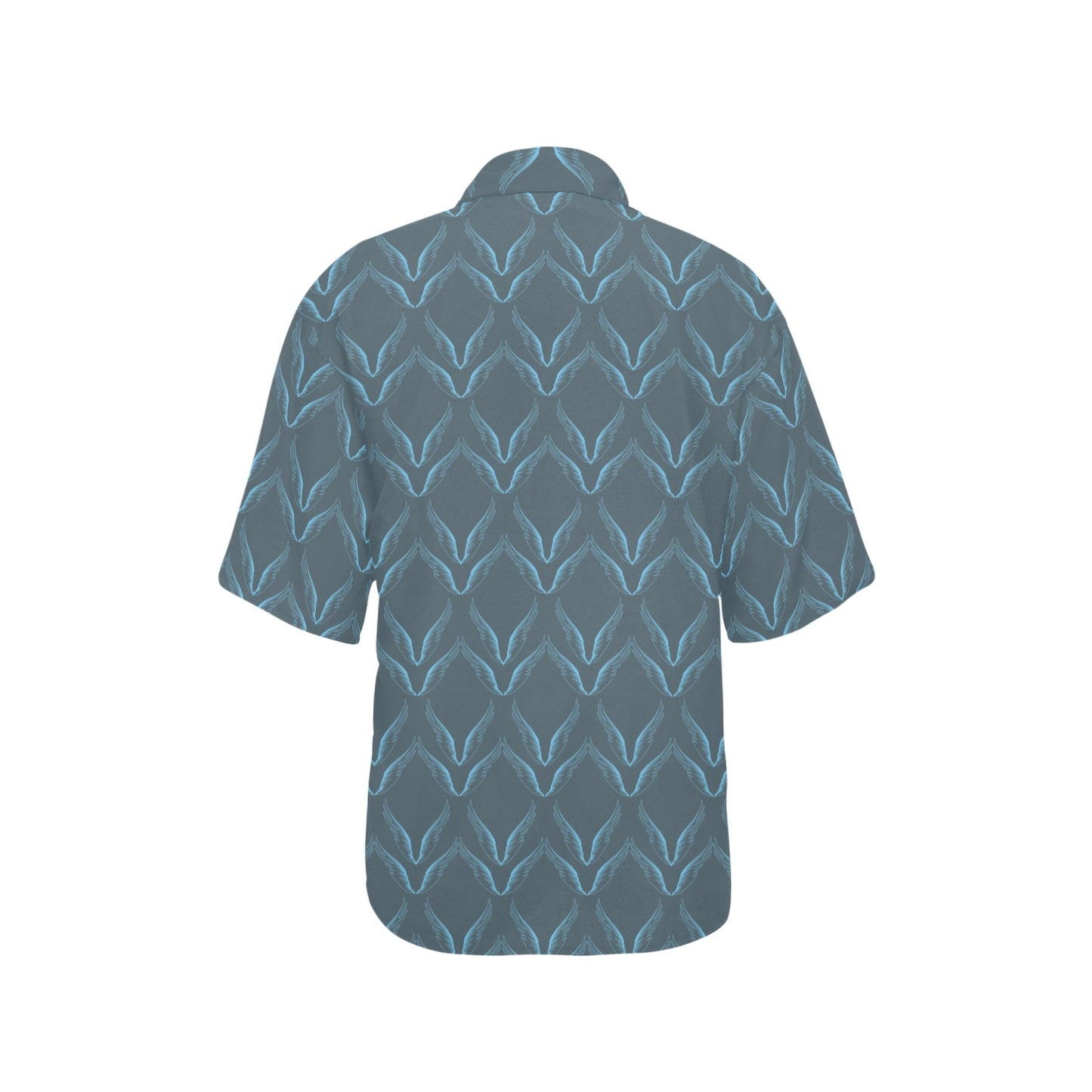 Angel Wings Pattern Print Design 04 Women's Hawaiian Shirt
