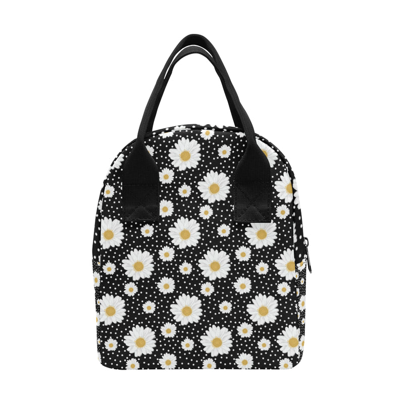 Daisy Pattern Print Design DS02 Insulated Lunch Bag