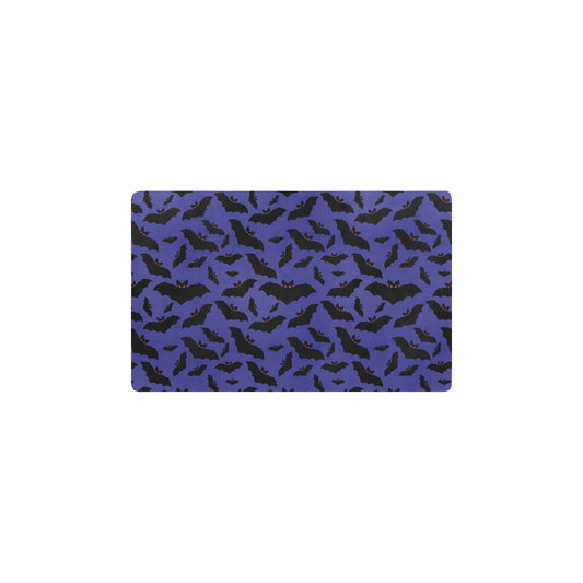Bat Halloween Pattern Print Design 02 Kitchen Mat