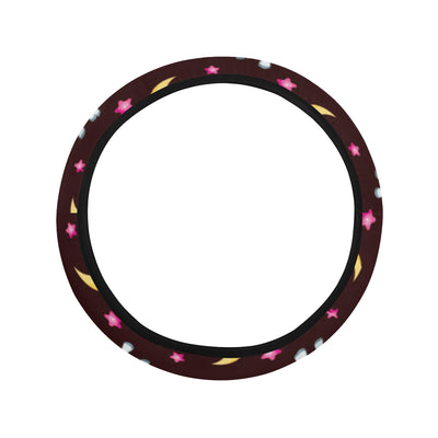 Unicorn Moon Star Steering Wheel Cover with Elastic Edge