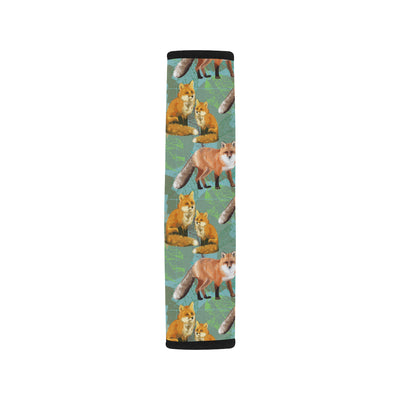 Fox Autumn leaves Themed Car Seat Belt Cover