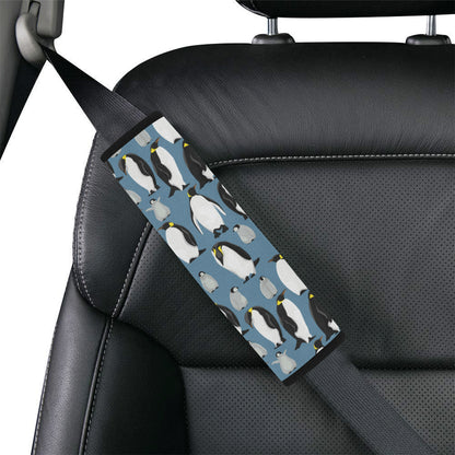Penguin Pattern Print Design A03 Car Seat Belt Cover